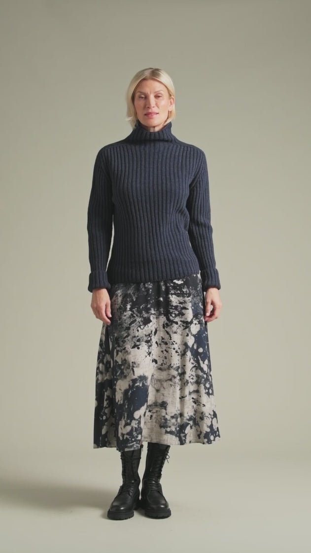 Utö Merino Sweater Archipelago Sea Blue