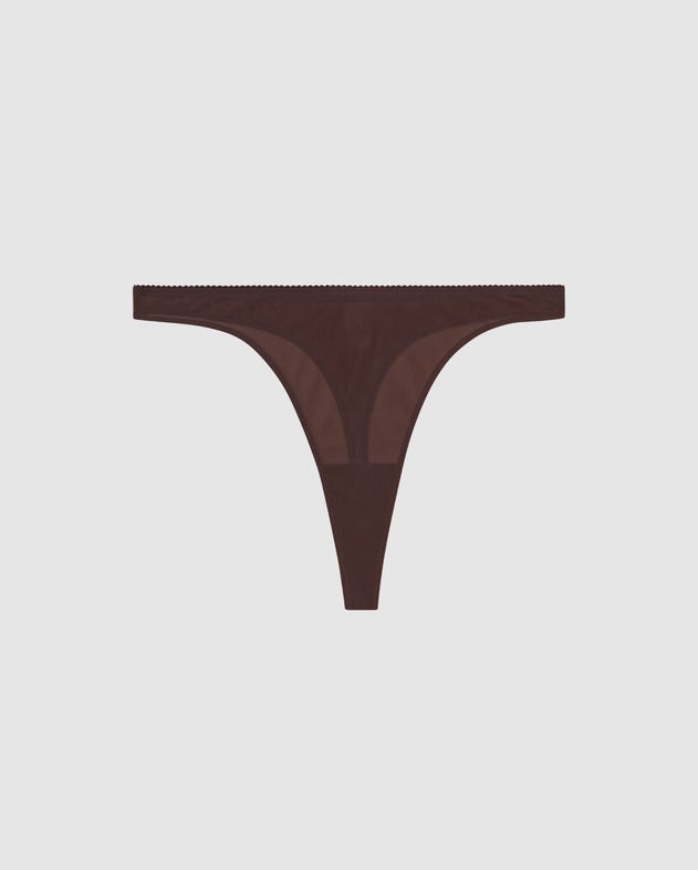 Mesh Thong Coffee