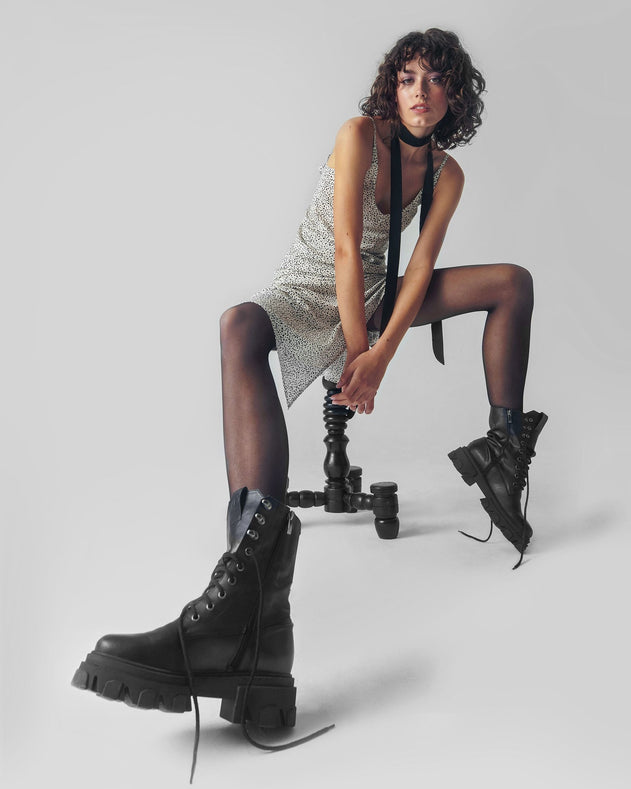 Combat Vegan Worker Boots