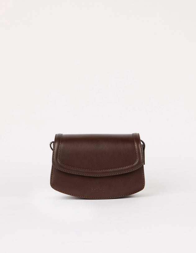 Kendalini Bag Classic Leather Chocolate Brown