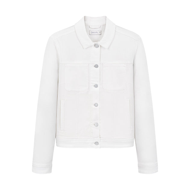 Callisto Denim Jacket White Denim