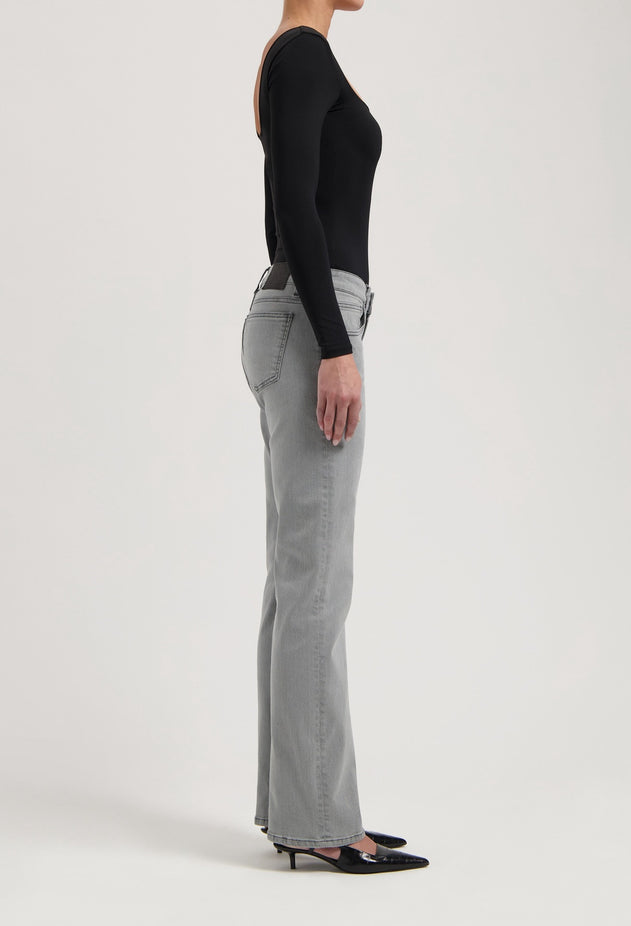 Bryce Mid Straight Jeans Light Grey