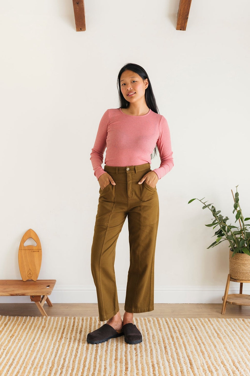 Arran Top Washed Fuchsia