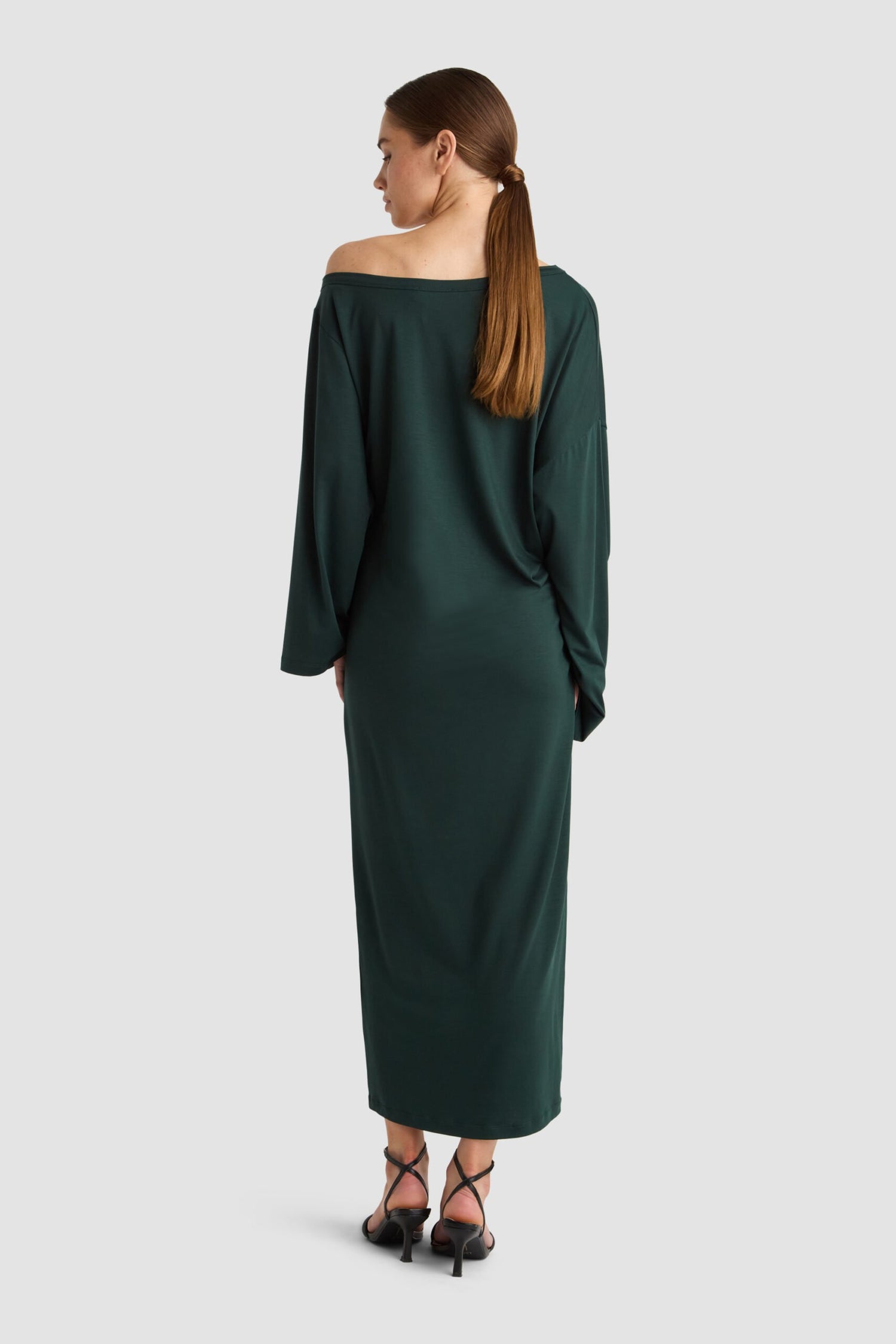 Giovanna Dress Bottle Green