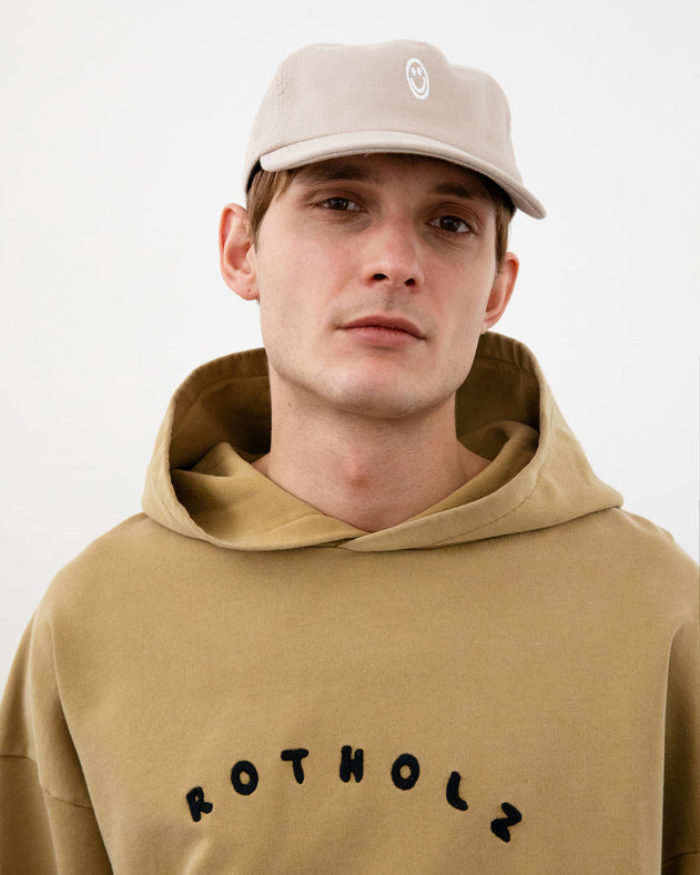 Bubbly Logo Hoodie Faded Mustard