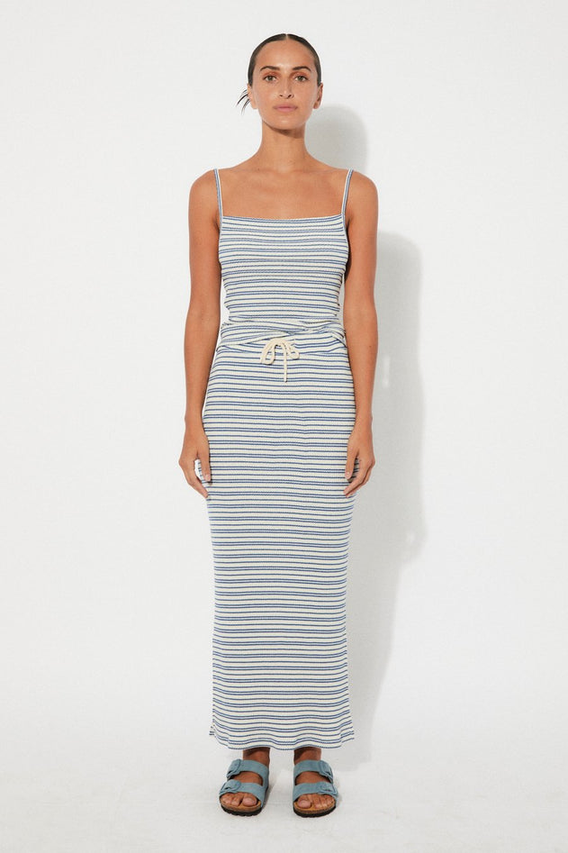 Durazno Skirt Blue Stripes