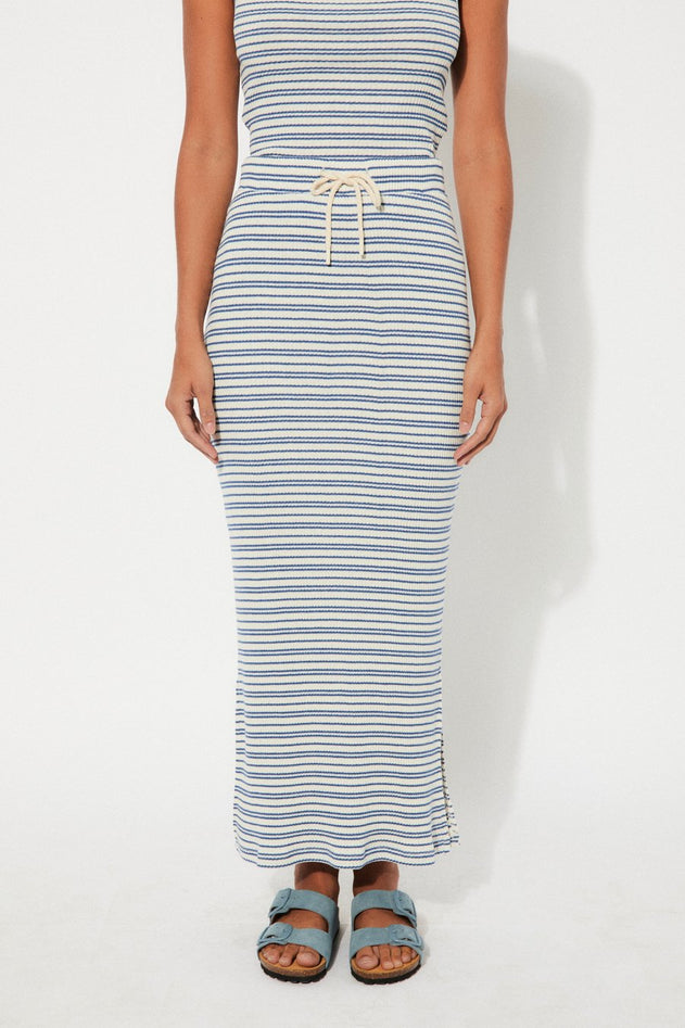 Durazno Skirt Blue Stripes