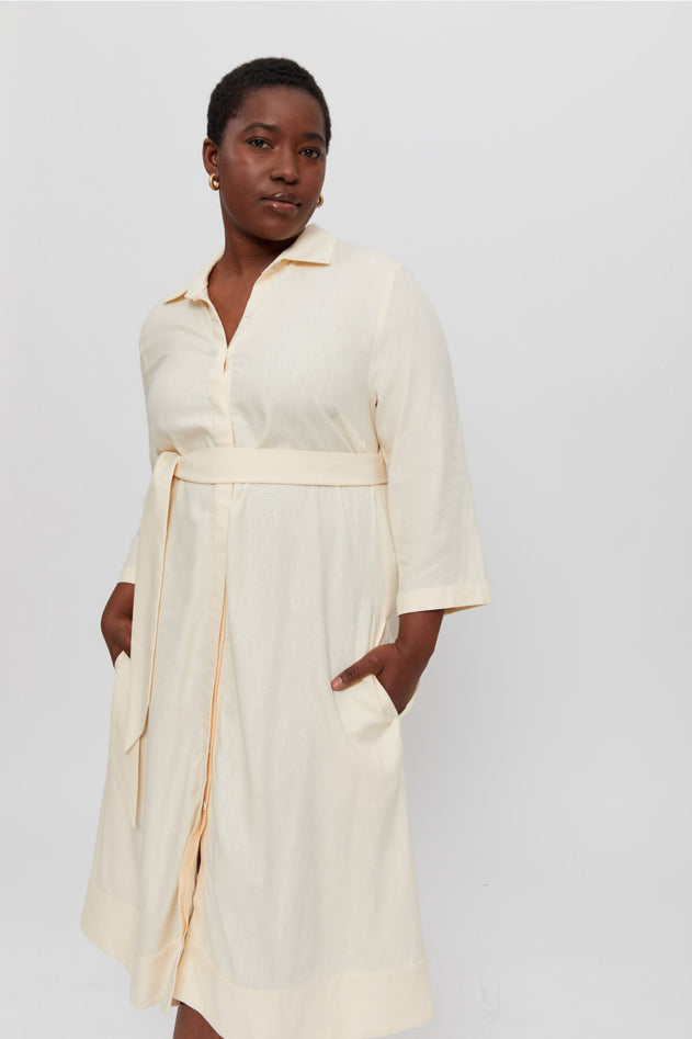 Mariam Dress Cream White