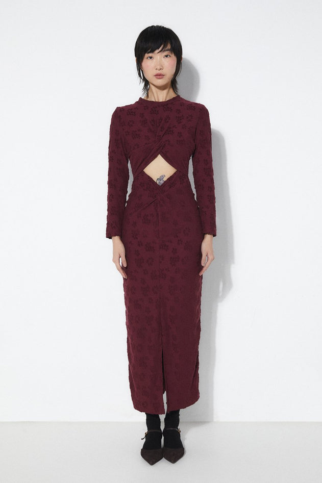 Barbara Dress Burgundy