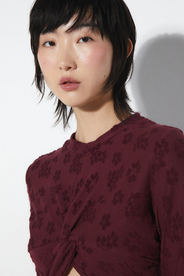 Barbara Dress Burgundy