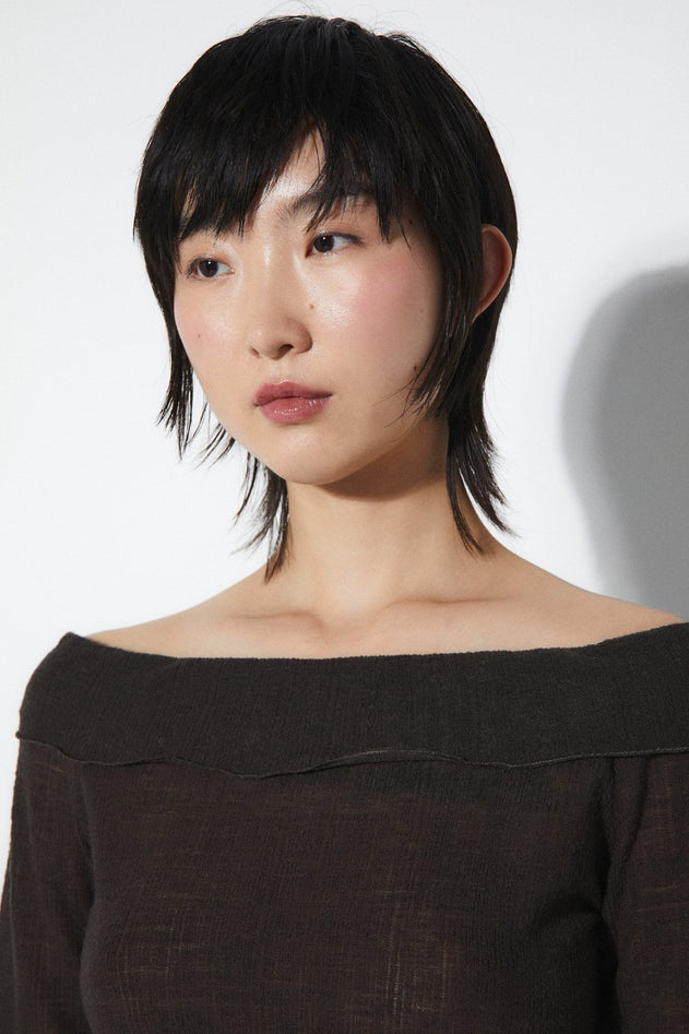 Alana Top Brown