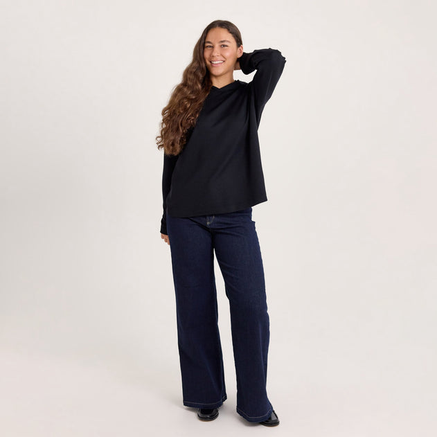 Straight Merino Hoodie
