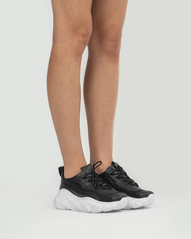 Women's Vegan Dad Sneakers Black