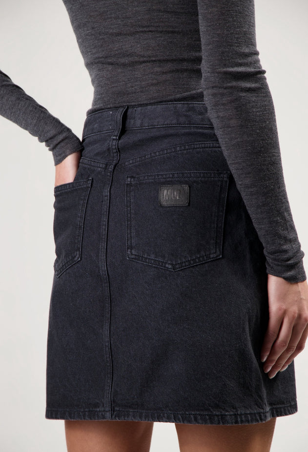 Audry Mini Skirt Black Dip