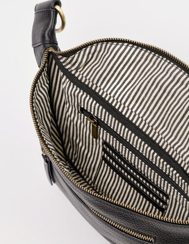Drew Bum Bag Soft Grain Leather Black