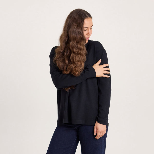 Straight Merino Hoodie