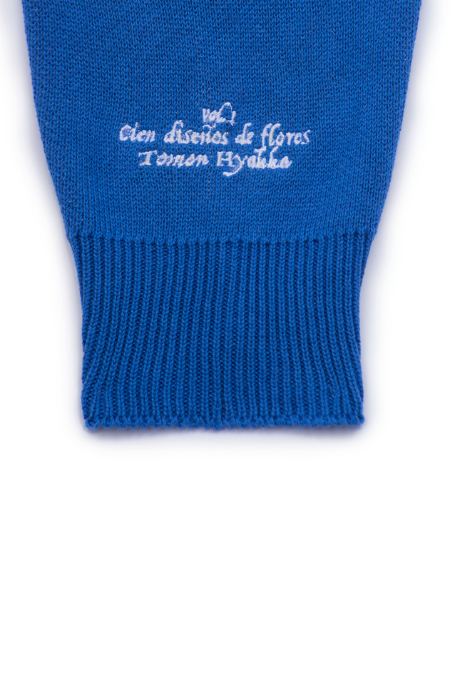 NWHR x Museo del Prado Tsuru Knitted Sweater Blue