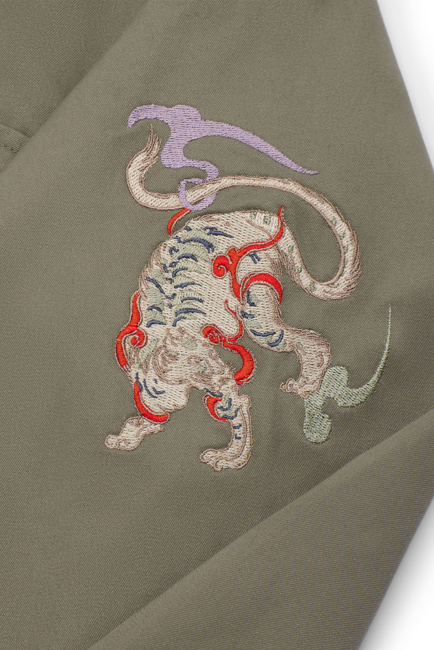 NWHR x Museo del Prado Byakko Kimono Jacket Green
