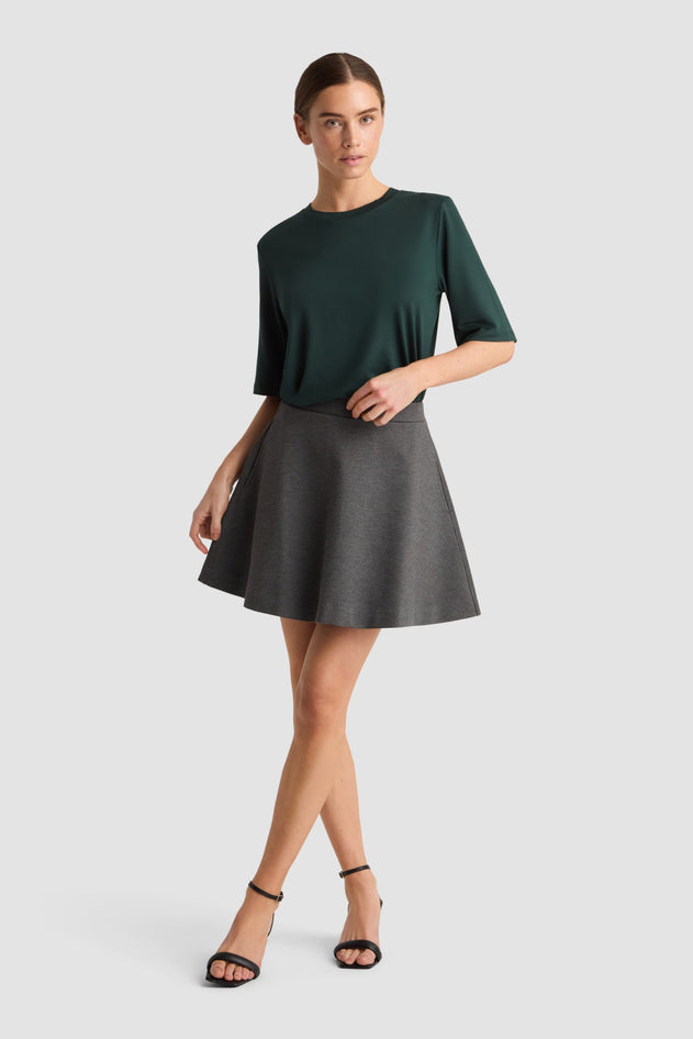 Elvie Skirt Graphite Melange
