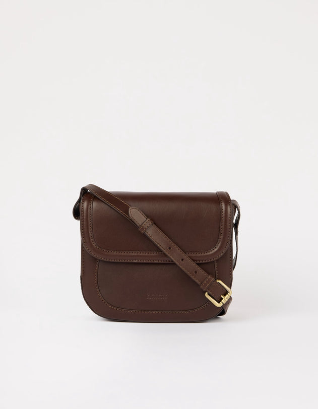 Nina Bag Classic Leather Chocolate Brown