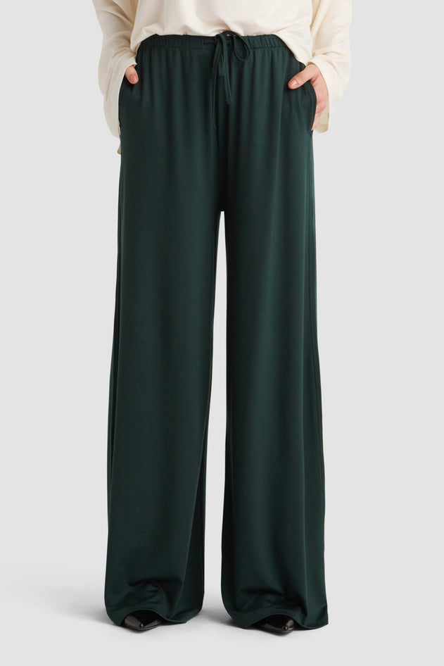 Grey Pants Bottle Green