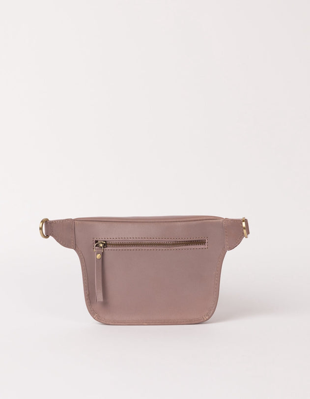 Beck's Bum Bag Classic Leather Pale Mauve