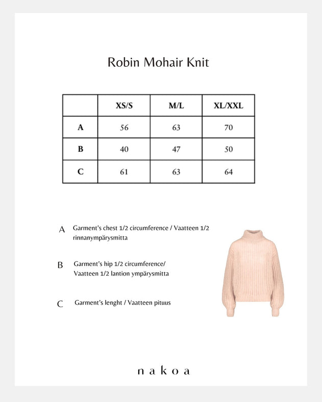 Robin Mohair Knit Black