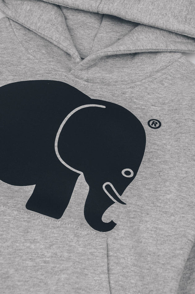 Kids' Organic Classic Hoodie Heather Grey