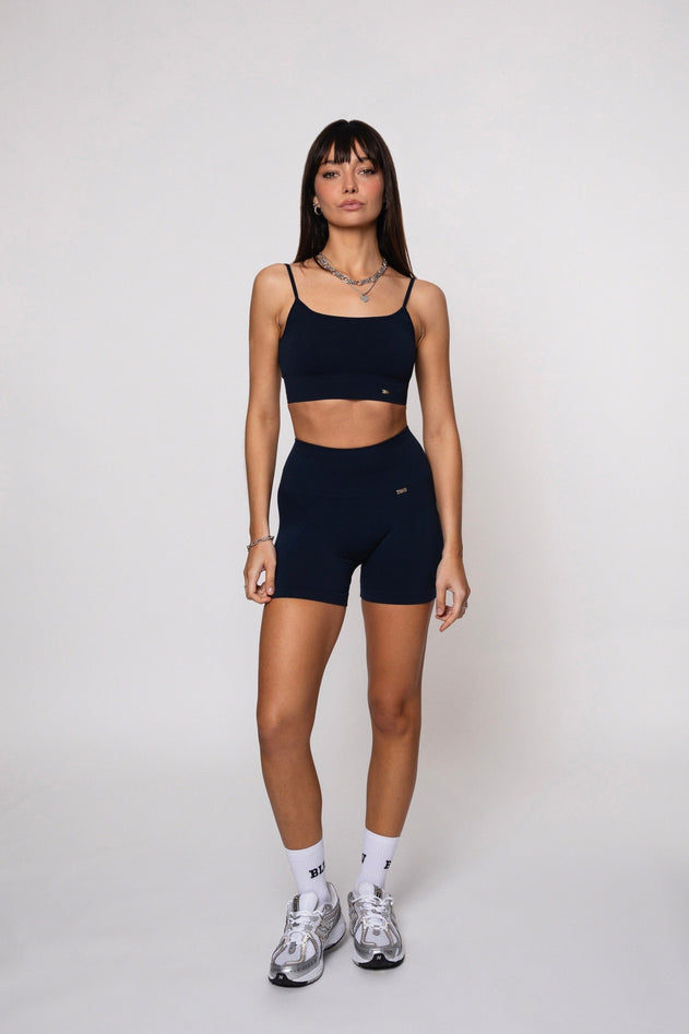 Short Bliss Push-Up Biker Shorts Navy