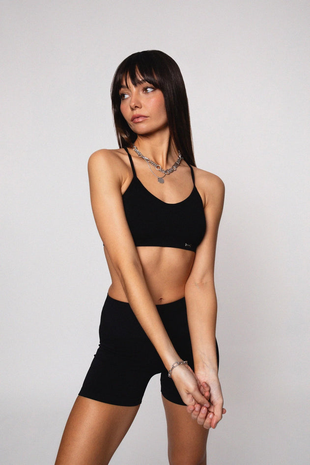 Skin Sports Bra Black