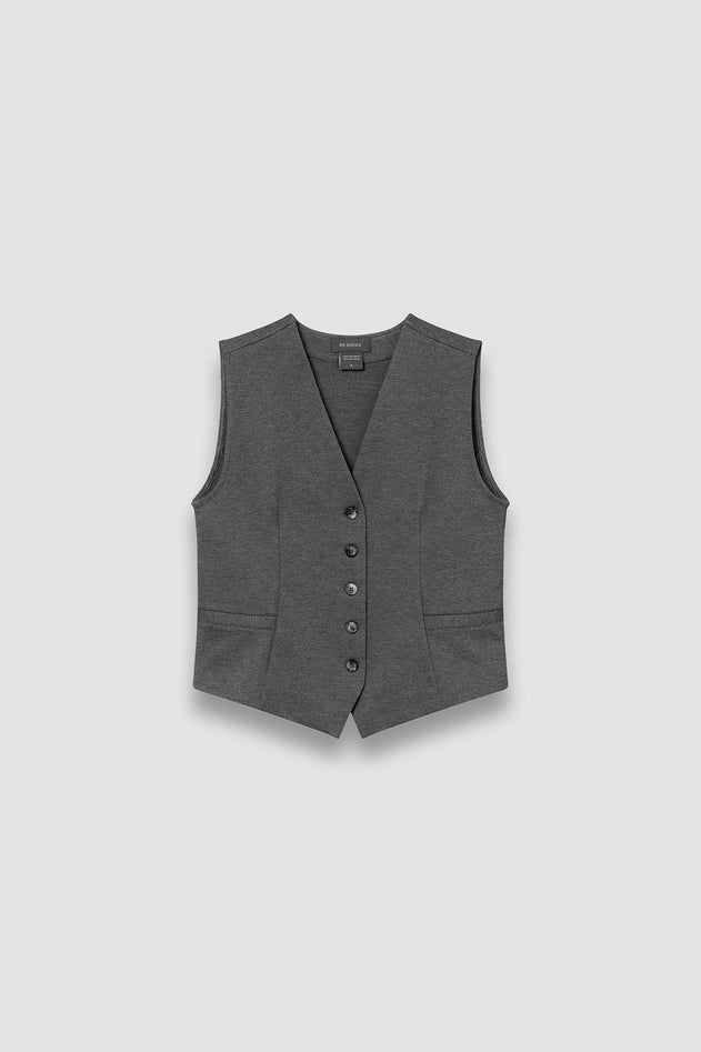 Courtney Vest Graphite Melange