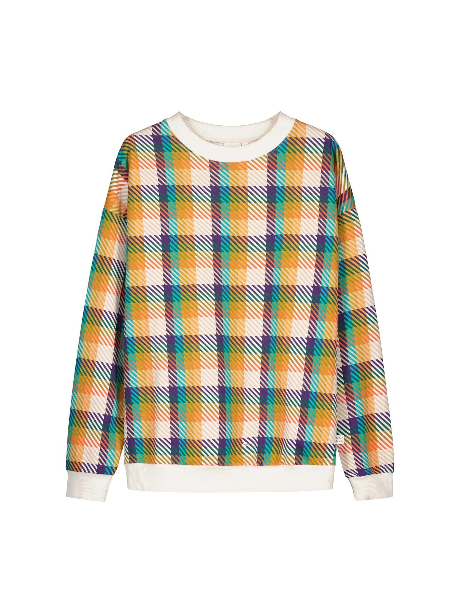 Cotton Sweatshirt Plaid