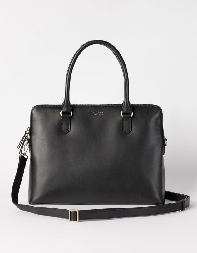 Hayden Classic Leather Bag Black