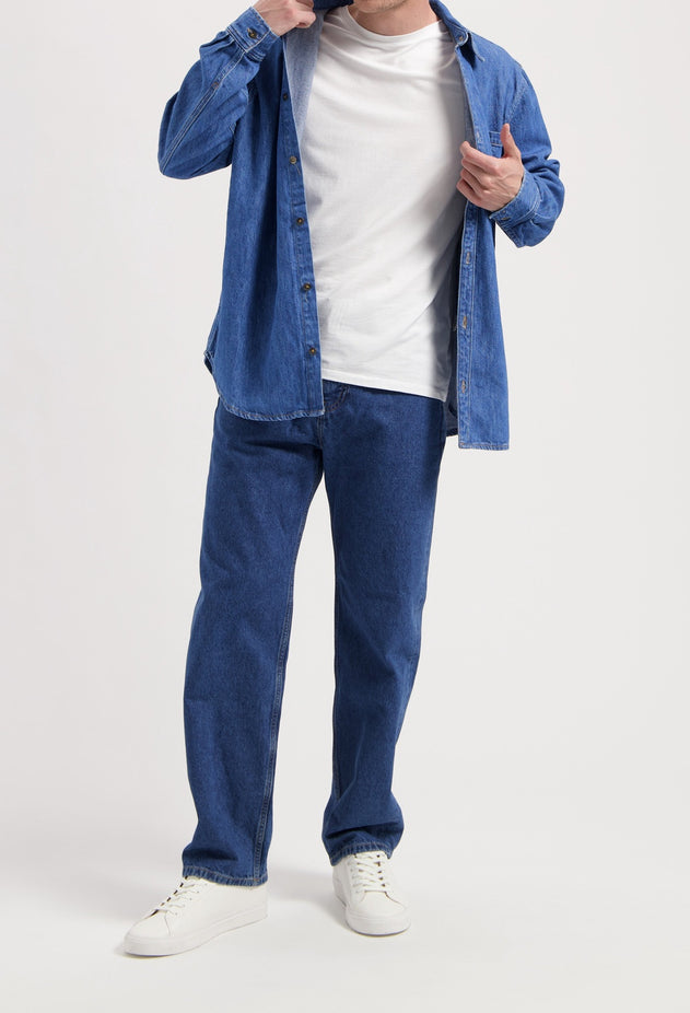 Alex Mid Loose Jeans Light Stone