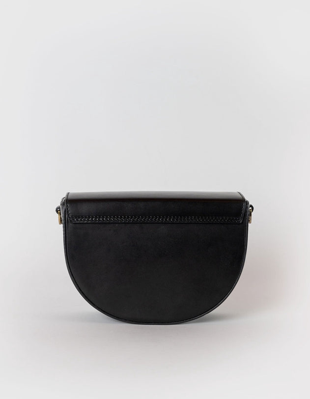 Ava Black Classic Leather Bag