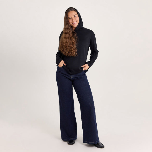 Straight Merino Hoodie