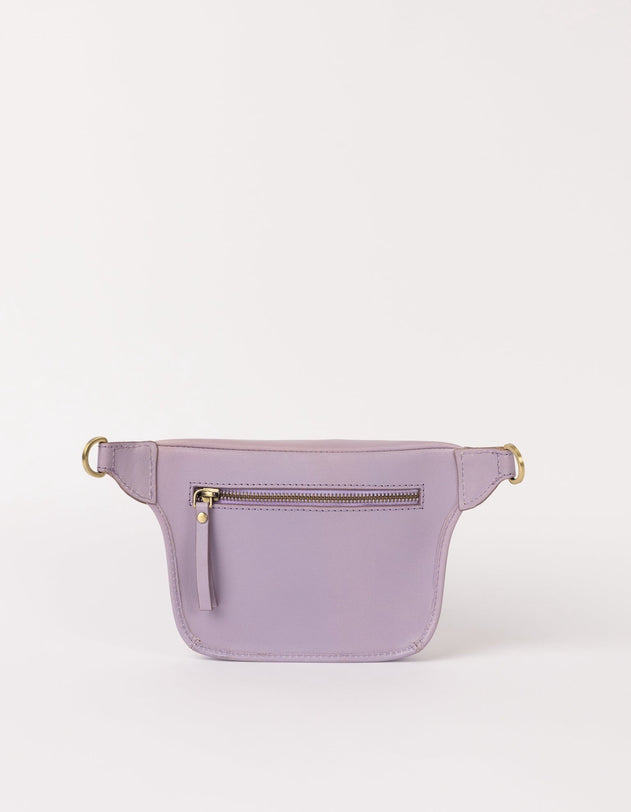 Beck's Bum Bag Classic Leather Lavender
