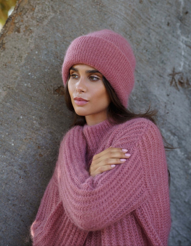 Robin Mohair Knit Powder Pink