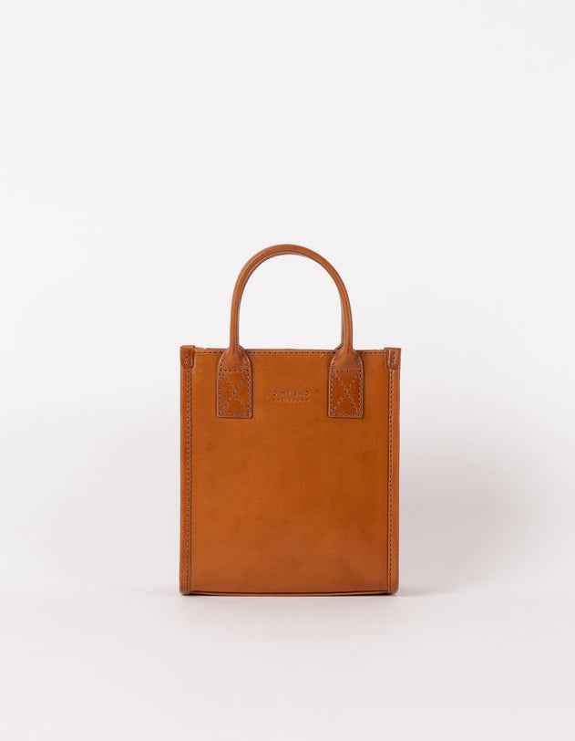 Jackie Classic Leather Mini Bag Cognac