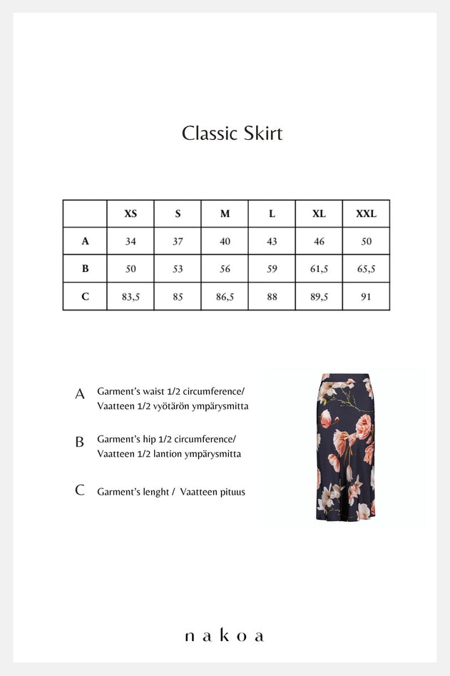 Classic Midi Skirt Elysian
