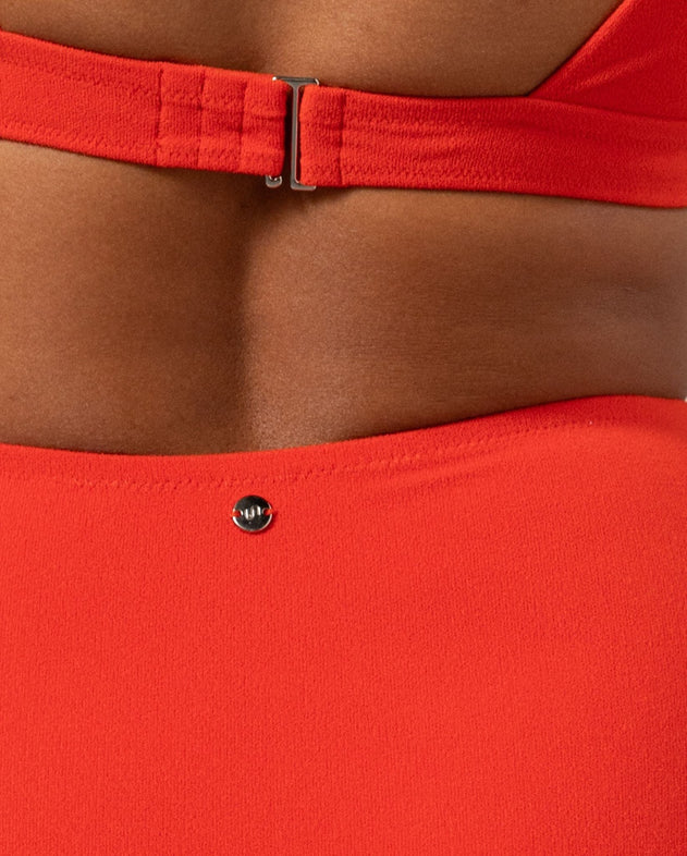 Highwaist Bikini Briefs Papaya