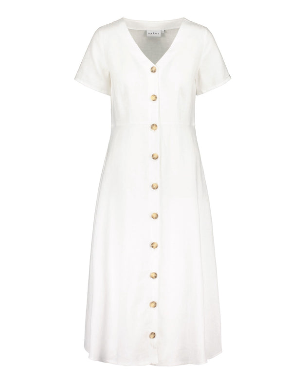 Penelope Dress Coconut Milk White