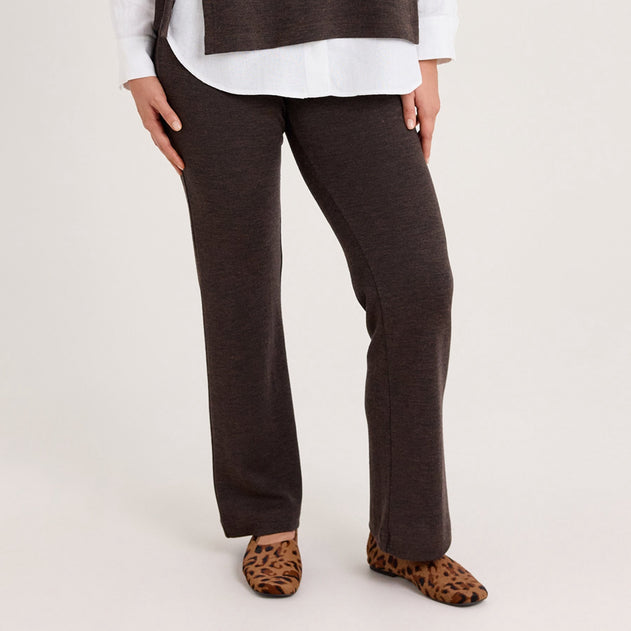 Straight Leg Merino Knit Trousers