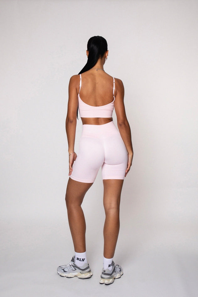 Bliss Push-Up Biker Shorts Light Pink