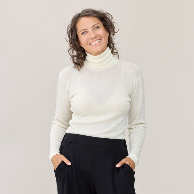 Women's Merino Silk Polo Shirt