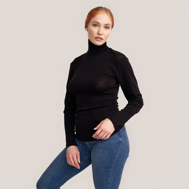 Women's Merino Silk Polo Shirt