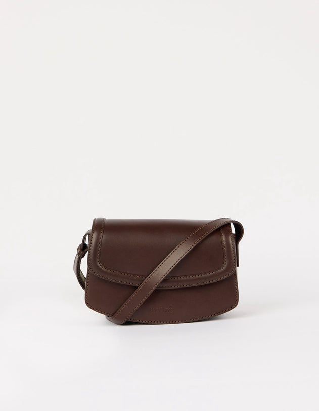Kendalini Bag Classic Leather Chocolate Brown