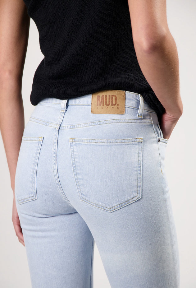 Isy High Flared Jeans Light Stone