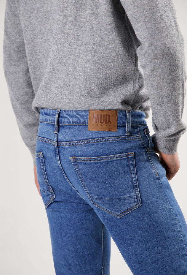 Carry Mid Straight Jeans Stone Vintage