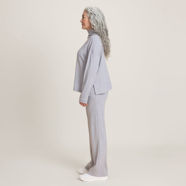 Straight Leg Merino Knit Trousers